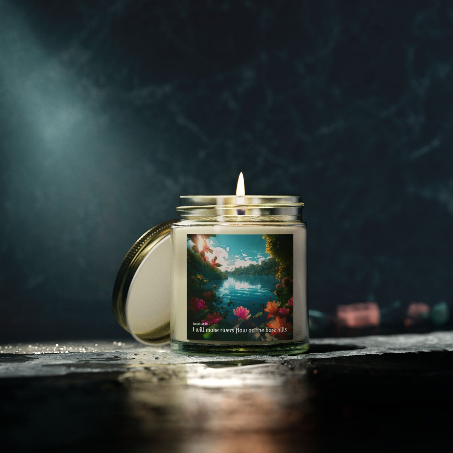 Serene Scented Candles - I will make the rivers flow