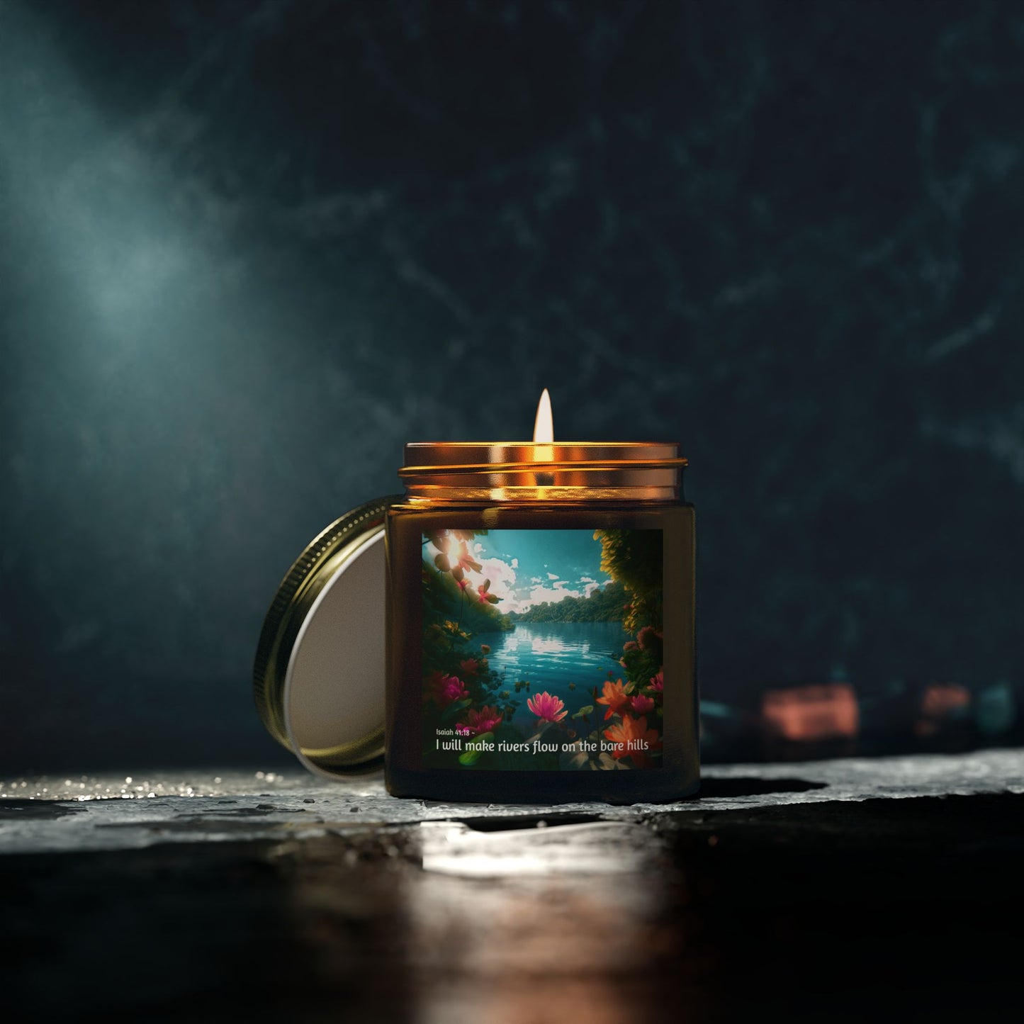 Serene Scented Candles - I will make the rivers flow