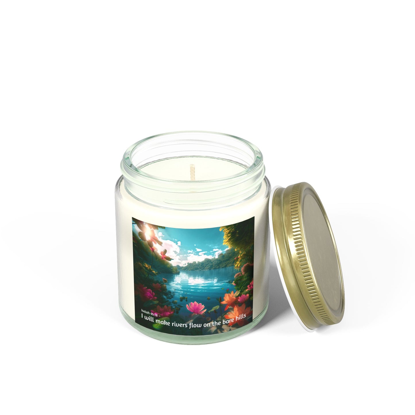 Serene Scented Candles - I will make the rivers flow
